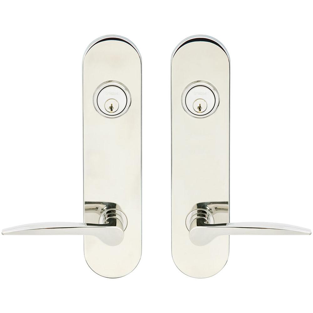 INOX - LA 351 Toronto,TL4 Entry,Double Cyl 2-3/8'' BS,32 - Polished Stainless Steel