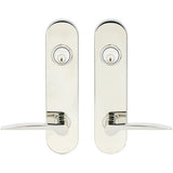 INOX - LA 351 Toronto,TL4 Entry,Double Cyl 2-3/8'' BS,32 - Polished Stainless Steel