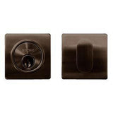 INOX - LD Square Deadbolt, Single Cylinder, 2-3/8''Backset, US10B - Oil Rubbed Bronze