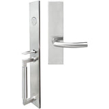 INOX - ME Handleset MT Mortise 103 Oslo Full Dummy 32D RH - Satin Stainless Steel