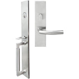 INOX - ME Handleset MT Mortise 103 Oslo Entry 2-3/4''  32D RHR - Satin Stainless Steel