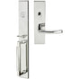 INOX - ME Handleset MT Mortise 103 Oslo Entry 2-1/2''  32 LH - Polished Stainless Steel