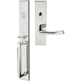 INOX - ME Handleset MT Mortise 103 Oslo Entry 2-1/2''  32 RHR - Polished Stainless Steel