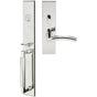 INOX - ME Handleset MT Mortise 104 Brussels Entry 2-1/2''  32 LHR - Polished Stainless Steel