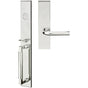 INOX - ME Handleset MT Mortise 108 Vienna Full Dummy 32 RH - Satin Stainless Steel