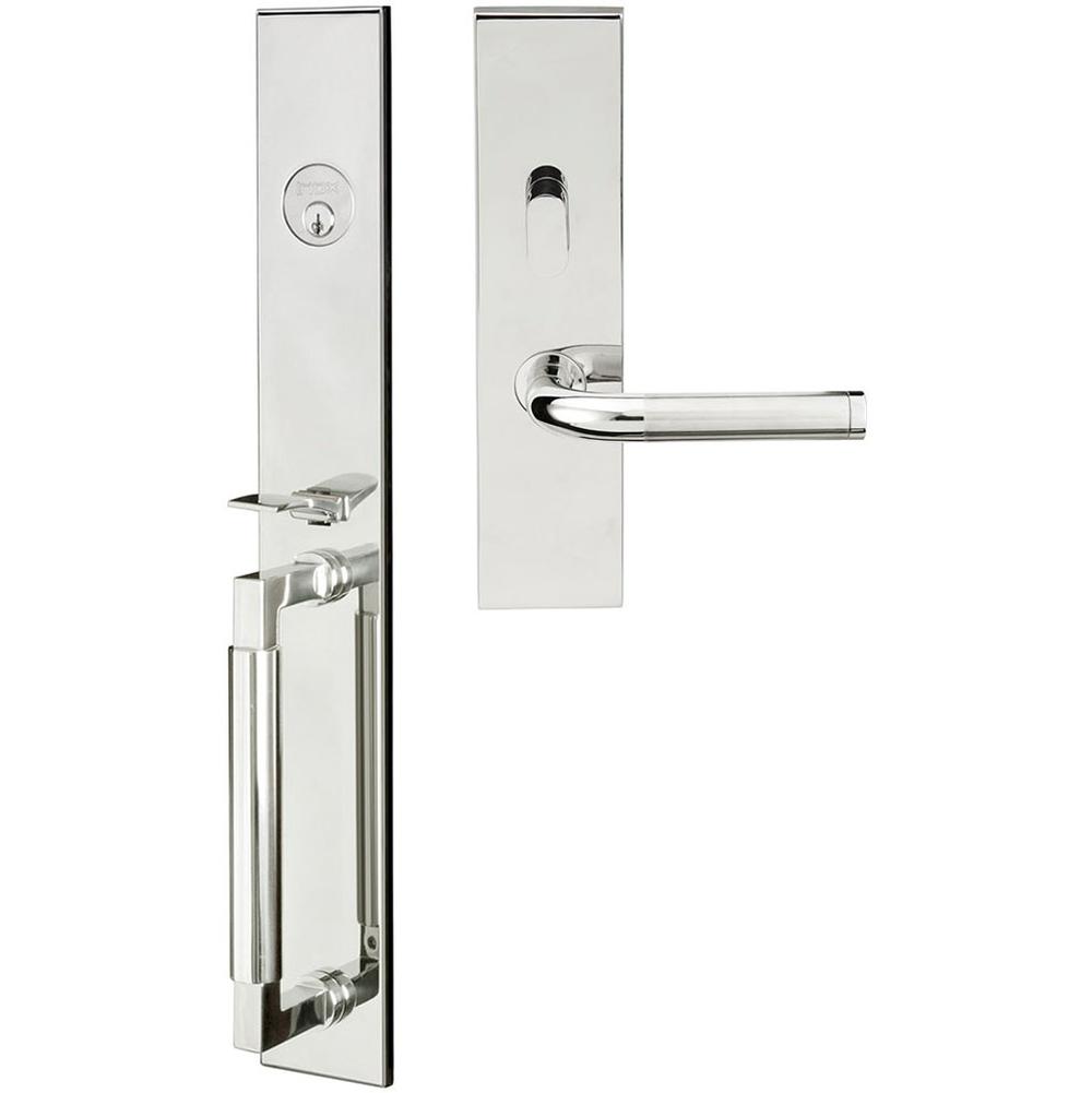 INOX - ME Handleset MT Mortise 108 Vienna Entry 2-1/2''  32 RH - Satin Stainless Steel