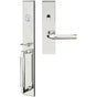 INOX - ME Handleset MT Mortise 108 Vienna Entry 2-3/4''  32 LH - Satin Stainless Steel