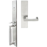 INOX - ME Handleset MT Mortise 109 Stuttgart Full Dummy 32D LH - Satin Stainless Steel