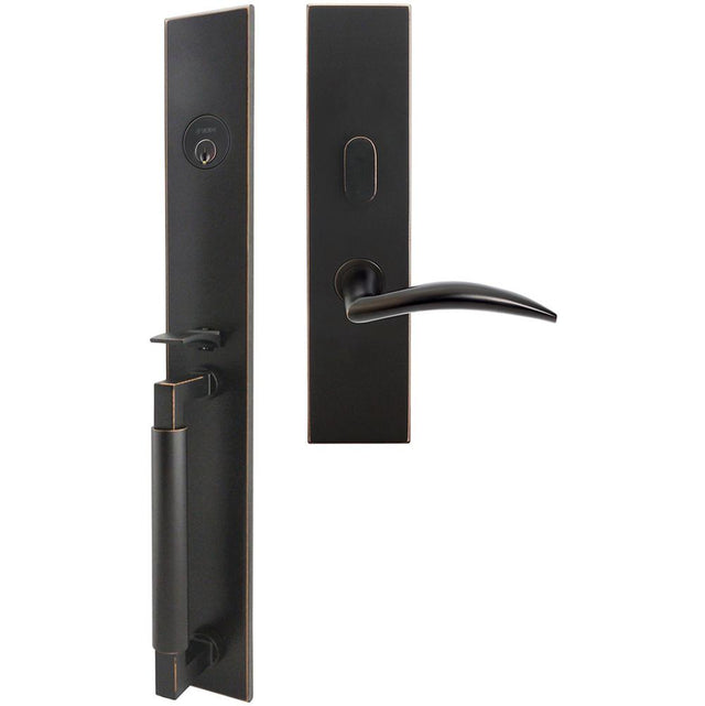 INOX - ME Handleset MT Mortise 210 Air-Stream Entry 2-3/4''  10B RH - Oil Rubbed Bronze