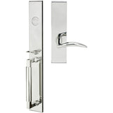 INOX - ME Handleset MT Mortise 210 Air-Stream Full Dummy 32 RH - Polished Stainless Steel