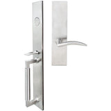 INOX - ME Handleset MT Mortise 210 Air-Stream Full Dummy 32D LH - Satin Stainless Steel