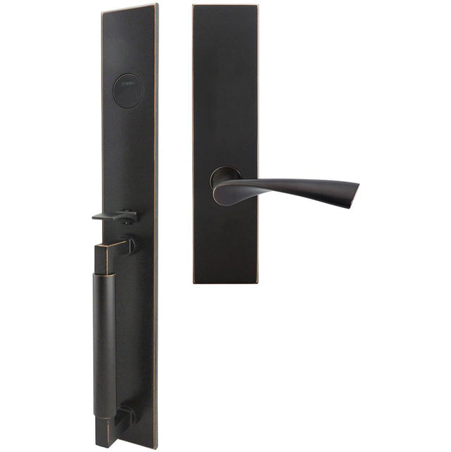 INOX - ME Handleset MT Mortise 211 Breeze Full Dummy 10B LH - Oil Rubbed Bronze