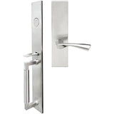 INOX - ME Handleset MT Mortise 211 Breeze Full Dummy 32D LH - Satin Stainless Steel