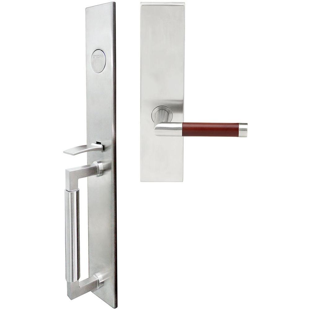 INOX - ME Handleset MT Mortise 213 Cabernet Full Dummy 32D RH - Satin Stainless Steel