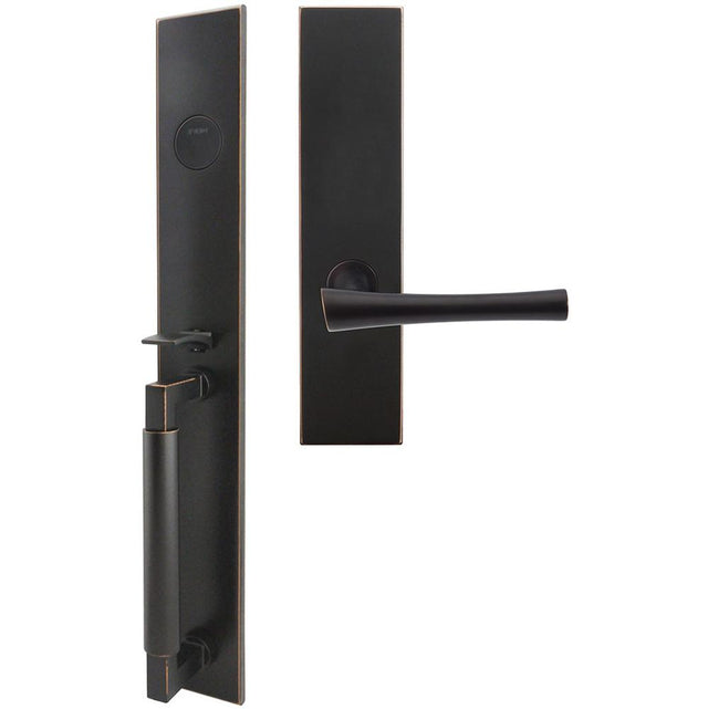 INOX - ME Handleset MT Mortise 214 Champagne Full Dummy 10B LH - Oil Rubbed Bronze