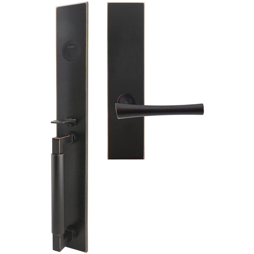 INOX - ME Handleset MT Mortise 214 Champagne Full Dummy 10B RH - Oil Rubbed Bronze