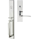 INOX - ME Handleset MT Mortise 217 Horizon Entry 2-3/4''  32 LH - Polished Stainless Steel