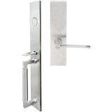 INOX - ME Handleset MT Mortise 217 Horizon Full Dummy 32D LH - Satin Stainless Steel