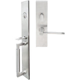 INOX - ME Handleset MT Mortise 217 Horizon Entry 2-3/4''  32D RH - Satin Stainless Steel