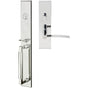 INOX - ME Handleset MT Mortise 217 Horizon Entry 2-3/4''  32 RHR - Polished Stainless Steel