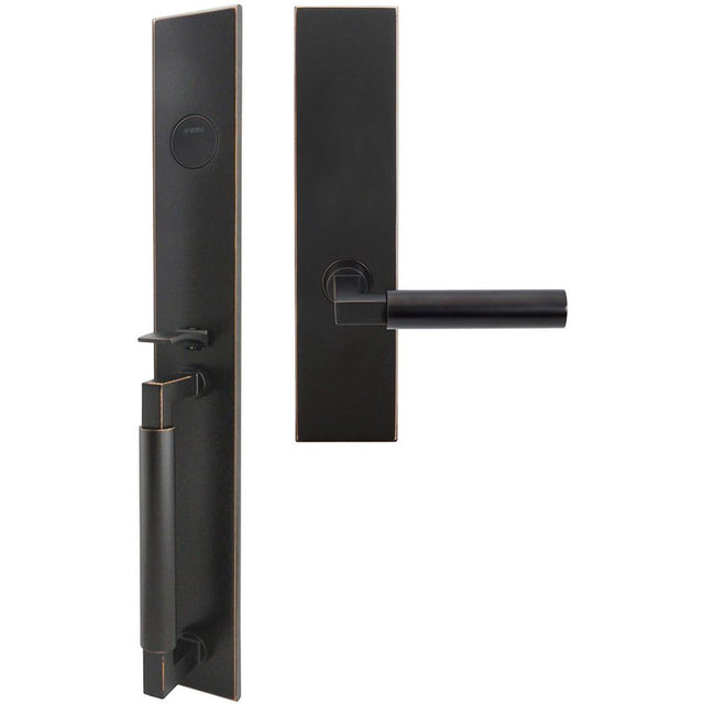 INOX - ME Handleset MT Mortise 221 Aurora Full Dummy 10B LH - Oil Rubbed Bronze