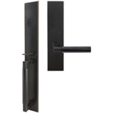 INOX - ME Handleset MT Mortise 221 Aurora Full Dummy 10B RH - Oil Rubbed Bronze