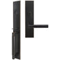 INOX - ME Handleset MT Mortise 221 Aurora Entry 2-3/4''  10B RHR - Oil Rubbed Bronze