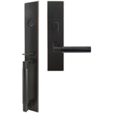 INOX - ME Handleset MT Mortise 221 Aurora Entry 2-3/4''  10B LH - Oil Rubbed Bronze