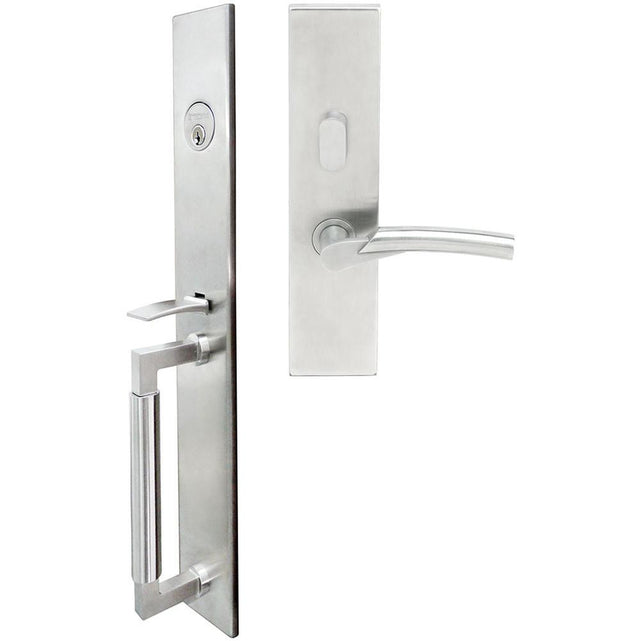 INOX - ME Handleset MT Mortise 223 Phoenix Entry 2-3/4''  32D RH - Satin Stainless Steel