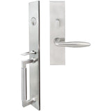 INOX - ME Handleset MT Mortise 226 Summer Entry 2-3/4''  32D LH - Satin Stainless Steel