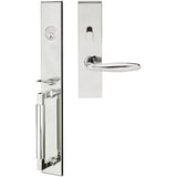 INOX - ME Handleset MT Mortise 226 Summer Entry 2-1/2''  32 LHR - Polished Stainless Steel