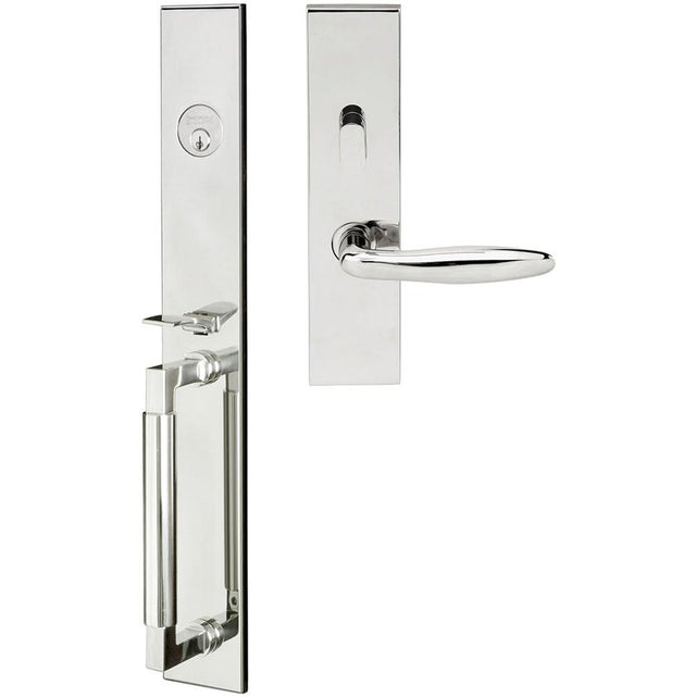 INOX - ME Handleset MT Mortise 226 Summer Entry 2-1/2''  32 LHR - Polished Stainless Steel