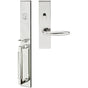INOX - ME Handleset MT Mortise 226 Summer Entry 2-1/2''  32 RH - Polished Stainless Steel