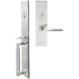 INOX - ME Handleset MT Mortise 227 Stratus Entry 2-3/4''  32D LHR - Satin Stainless Steel