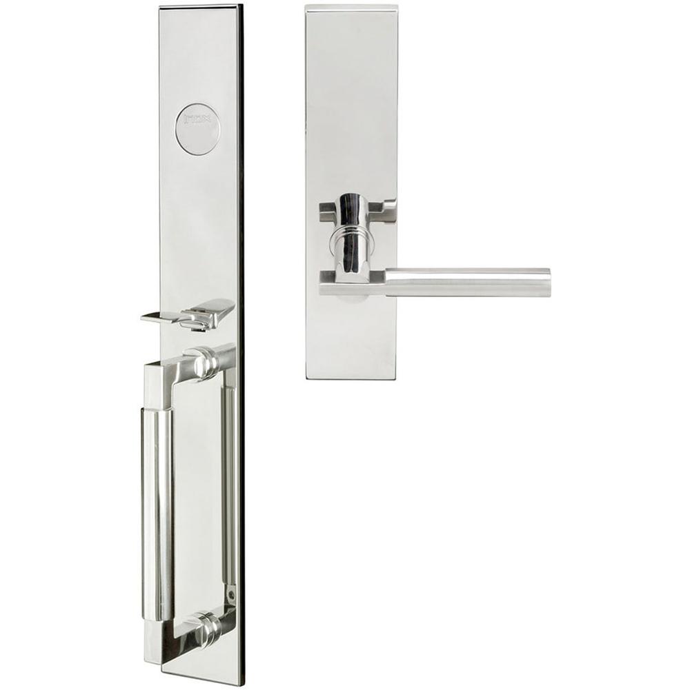 INOX - ME Handleset MT Mortise 251 Sequoia Full Dummy 32 LH - Polished Stainless Steel