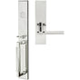 INOX - ME Handleset MT Mortise 251 Sequoia Full Dummy 32 RH - Polished Stainless Steel