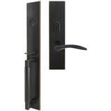 INOX - ME Handleset MT Mortise 311 Crest Entry 2-3/4''  10B RHR - Oil Rubbed Bronze