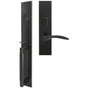 INOX - ME Handleset MT Mortise 311 Crest Entry 2-1/2''  10B RH - Oil Rubbed Bronze