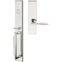 INOX - ME Handleset MT Mortise 344 Ecco Full Dummy 32 RH - Polished Stainless Steel