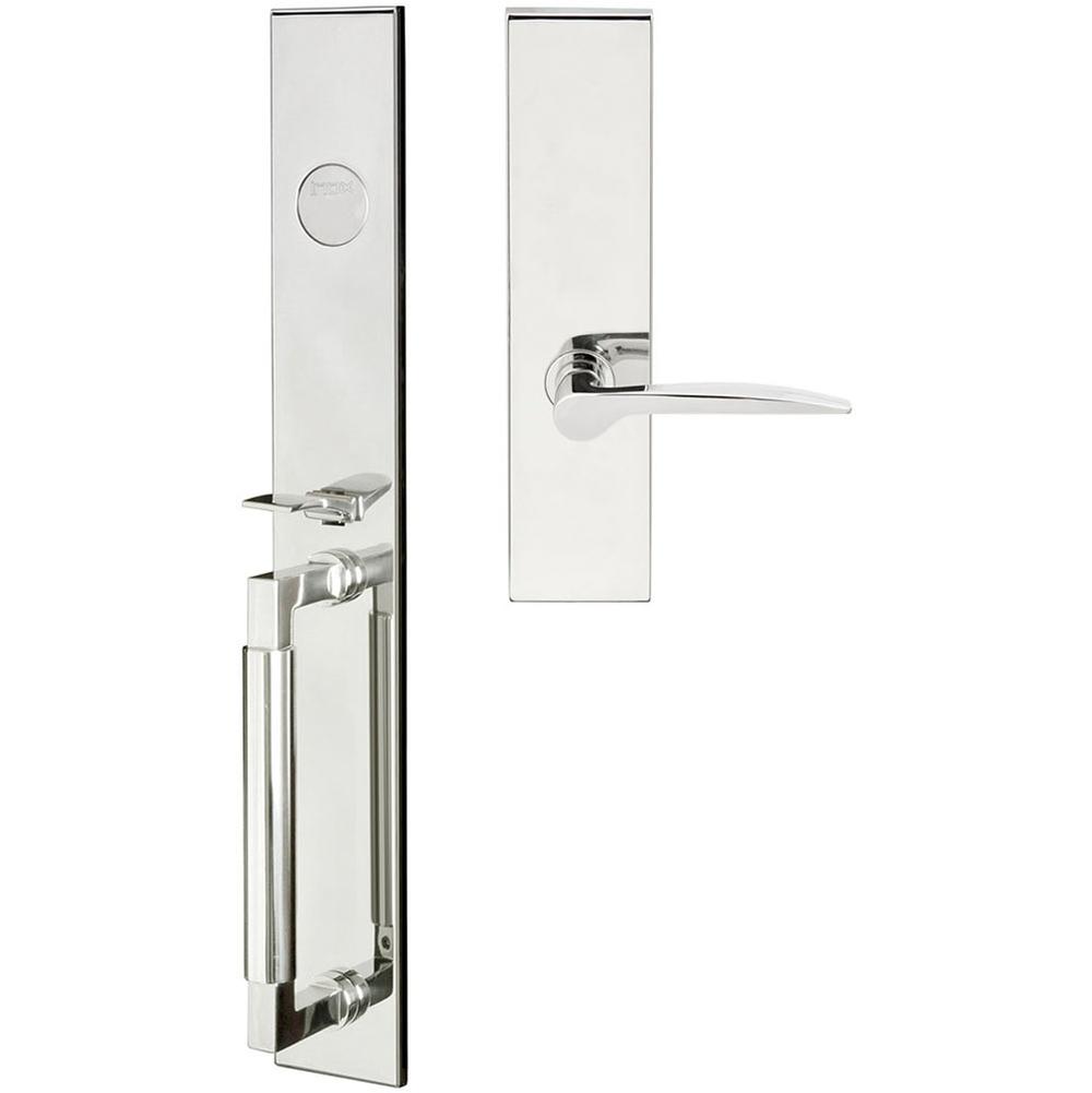 INOX - ME Handleset MT Mortise 351 Toronto Full Dummy 32 LH - Polished Stainless Steel