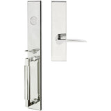 INOX - ME Handleset MT Mortise 351 Toronto Full Dummy 32 RH - Polished Stainless Steel