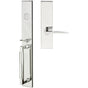 INOX - ME Handleset MT Mortise 351 Toronto Full Dummy 32 RH - Polished Stainless Steel