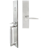 INOX - ME Handleset MT Mortise 351 Toronto Full Dummy 32D LH - Satin Stainless Steel