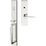 INOX - ME Handleset MT Mortise 351 Toronto Entry 2-1/2''  32 LH - Polished Stainless Steel
