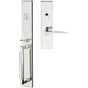 INOX - ME Handleset MT Mortise 351 Toronto Entry 2-3/4''  32 RH - Polished Stainless Steel