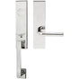INOX - MH Handleset MT Mortise 101 Cologne Full Dummy 32 LH - Polished Stainless Steel