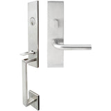 INOX - MH Handleset MT Mortise 101 Cologne Entry 2-3/4''  32D RH - Satin Stainless Steel