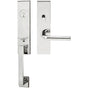 INOX - MH Handleset MT Mortise 101 Cologne Entry 2-3/4''  32 LHR - Polished Stainless Steel