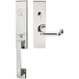 INOX - MH Handleset MT Mortise 102 Munich Entry 2-1/2''  32 LH - Polished Stainless Steel