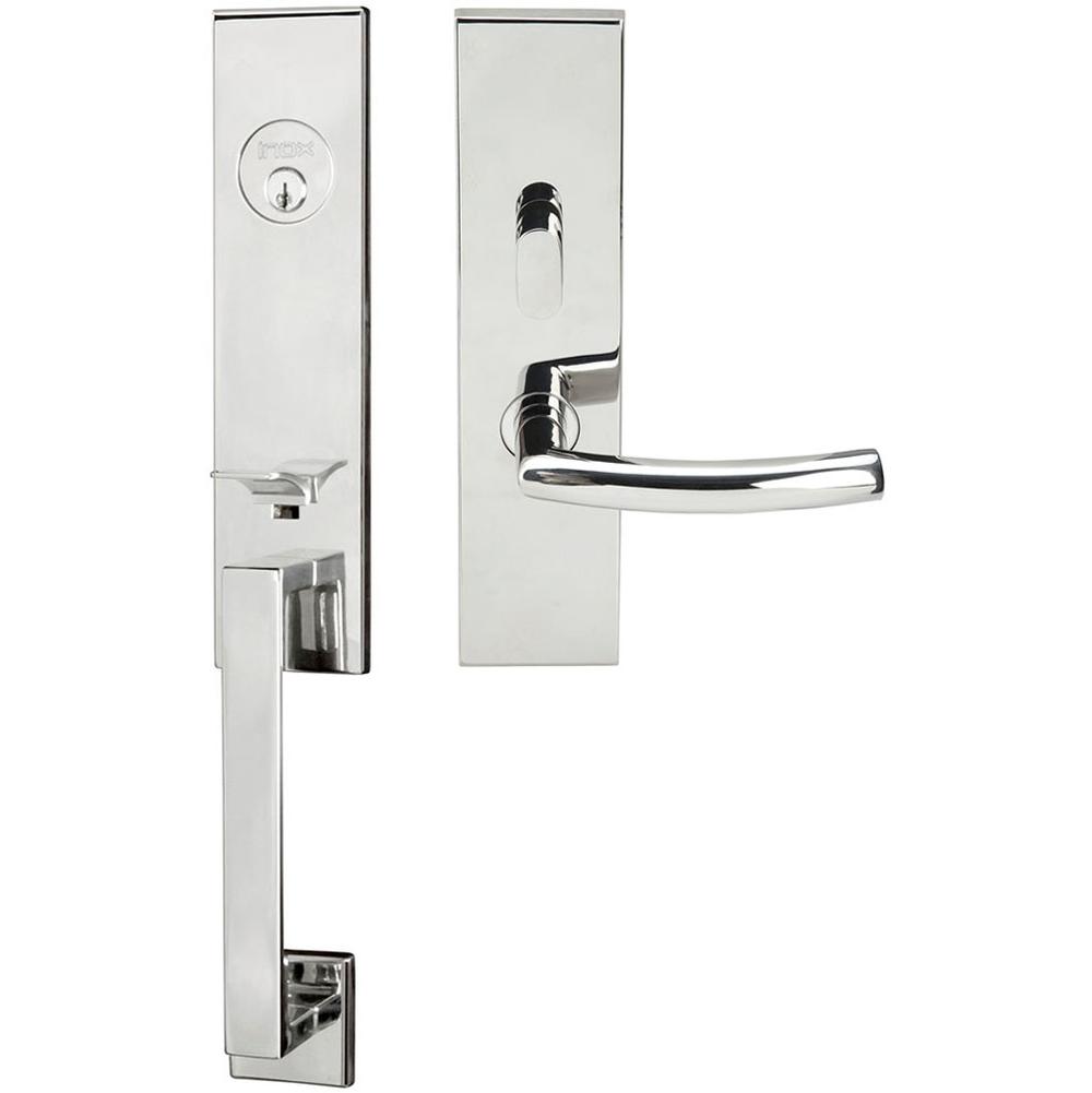 INOX - MH Handleset MT Mortise 103 Oslo Entry 2-3/4''  32 RHR - Polished Stainless Steel